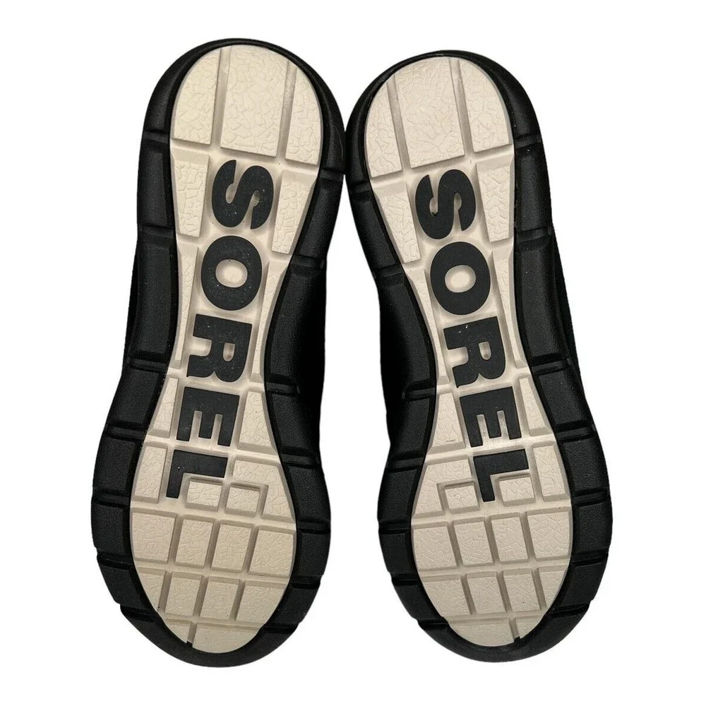 SOREL Explorer Joan Black/Dark‎ Stone Winter Boots Women’s Size 10